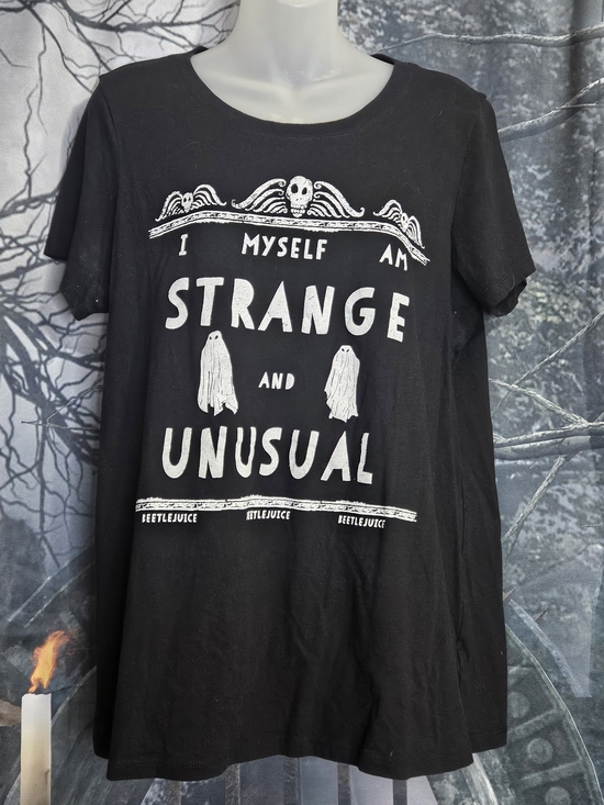 torrid Tops - Torrid Beetlejuice "I Myself Am Strange and Unusual" Tee